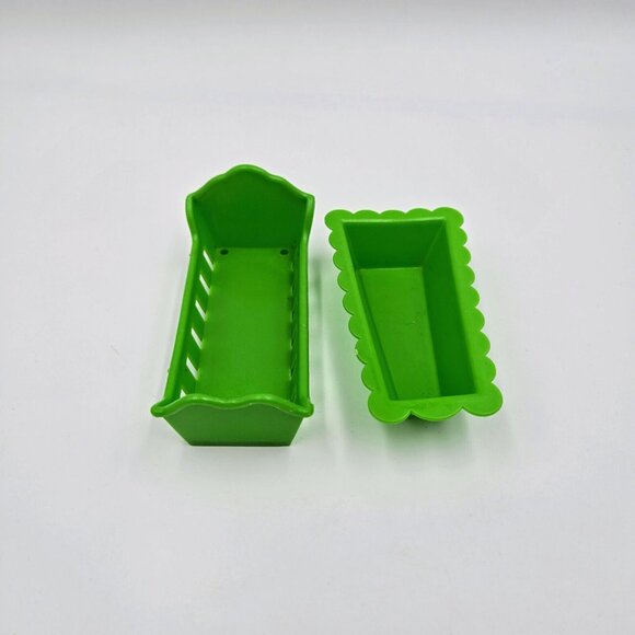 Vintage Sunshine Family Crib Bassinet Nursery Baby Doll Furniture Playset Mattel - Picture 2 of 9